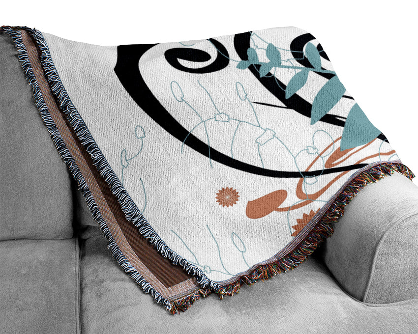 Chaos Garden Woven Blanket