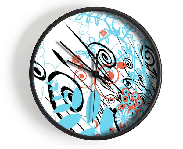 Chaos Garden Clock - Wallart-Direct UK