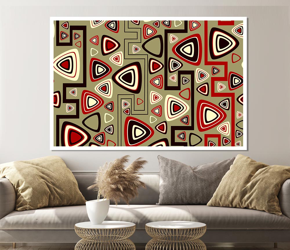 Triangle Infusion Print Poster Wall Art