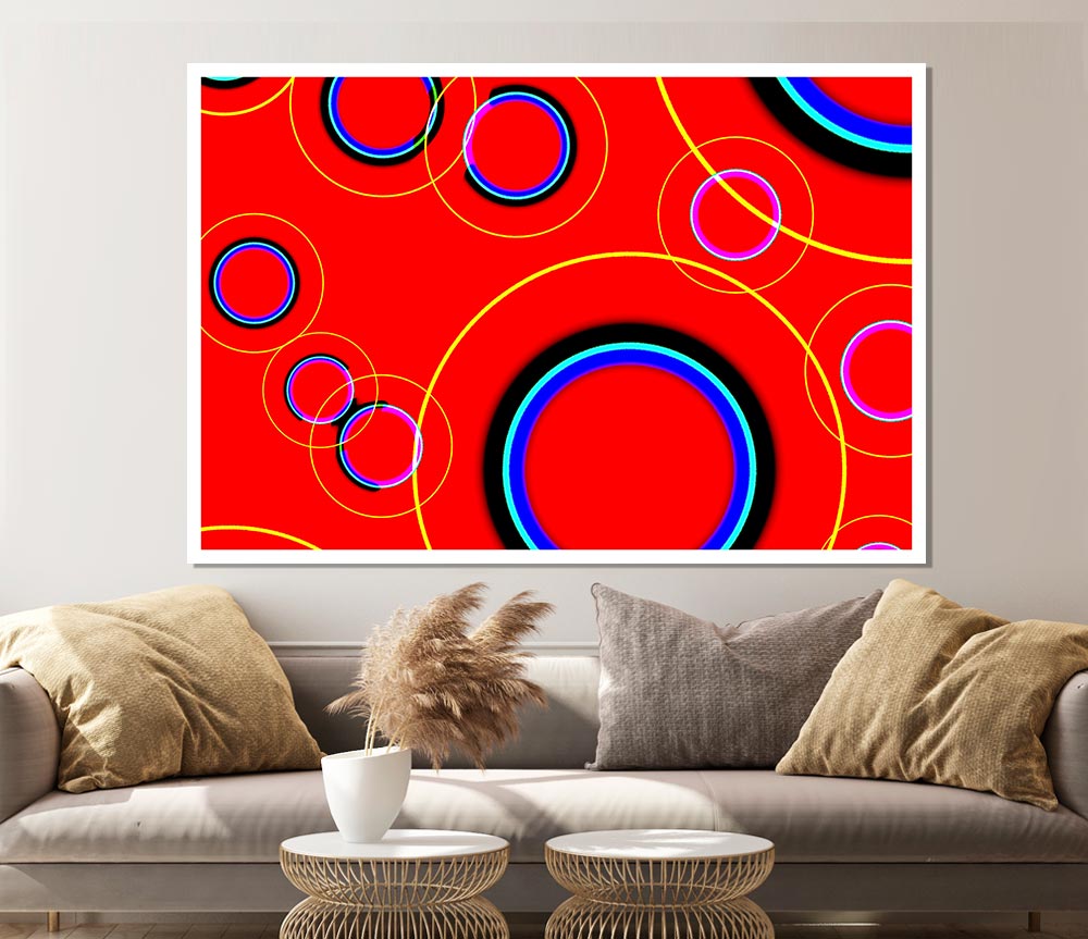 Energy Fields Print Poster Wall Art