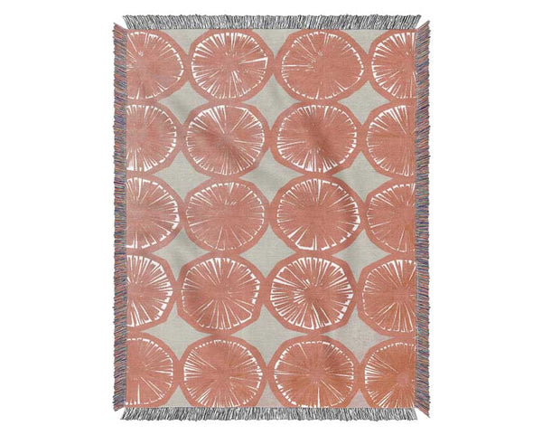 Segment Intervention Pink Woven Blanket