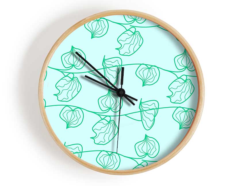 Leaf Chain Clock - Wallart-Direct UK