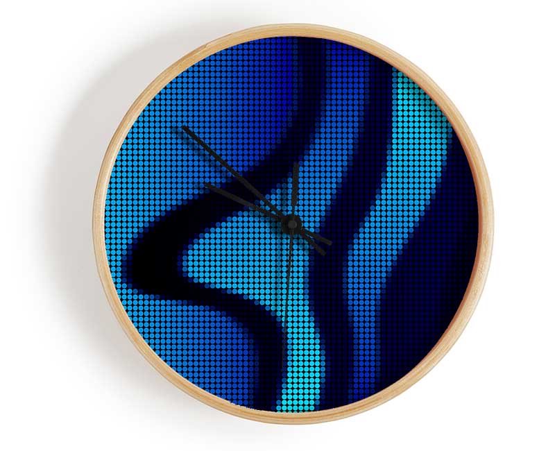 Inside Blue Clock - Wallart-Direct UK