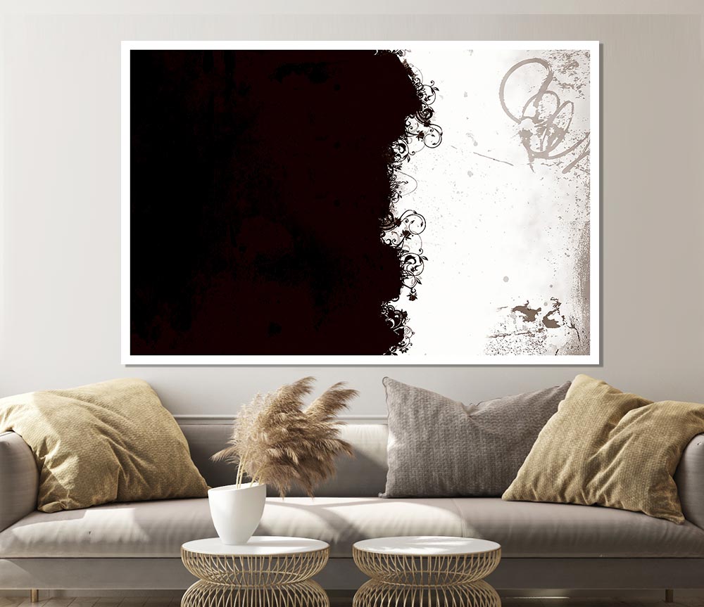 Grey Matter Print Poster Wall Art