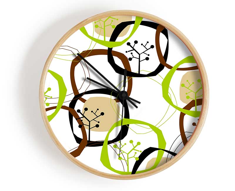 Circumference Of The Root Clock - Wallart-Direct UK