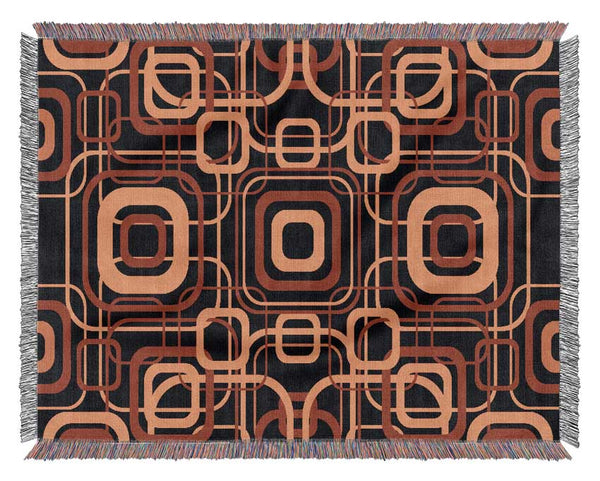 Transcending Squares Woven Blanket