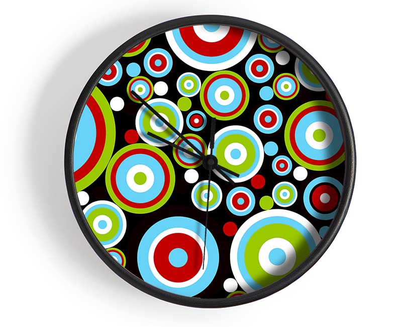 The Trance Of Colour Clock - Wallart-Direct UK