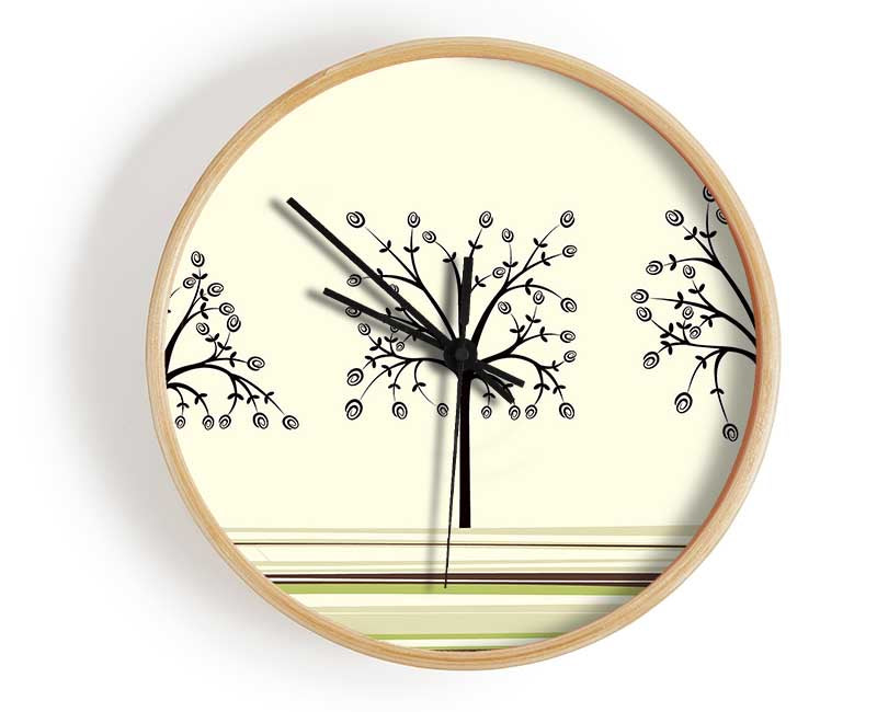 The Trees Of Life Clock - Wallart-Direct UK