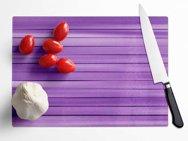 Just Purples Glass Chopping Board