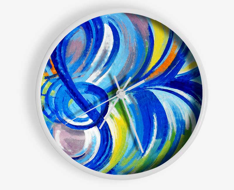 Colourful Notes Clock - Wallart-Direct UK