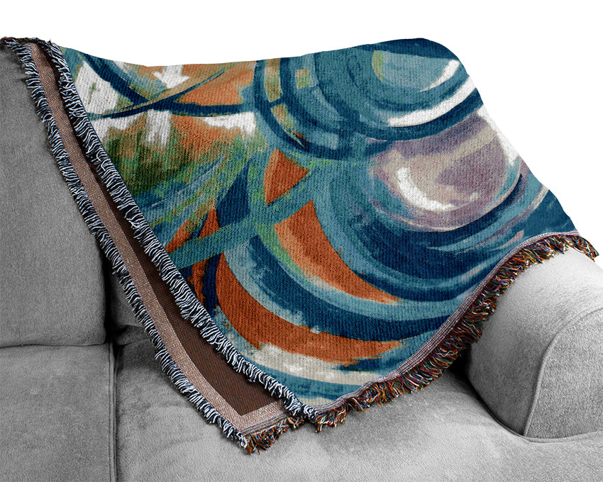 Colourful Notes Woven Blanket