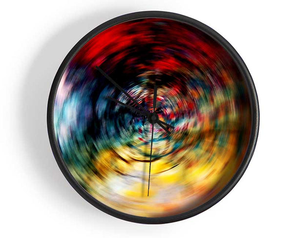 Rainbow Time Warp Clock - Wallart-Direct UK