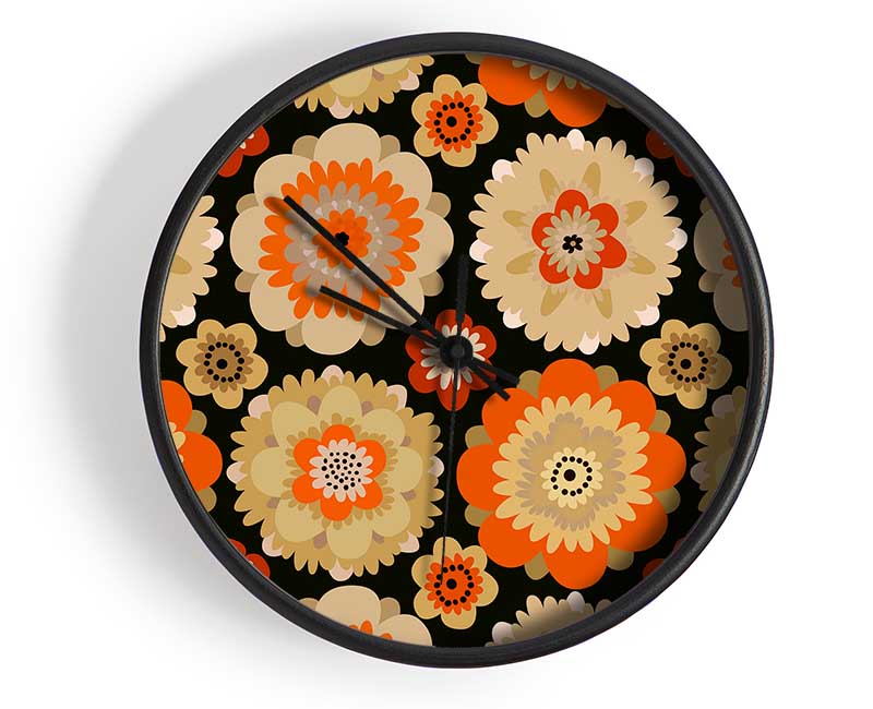 De Fleur Clock - Wallart-Direct UK