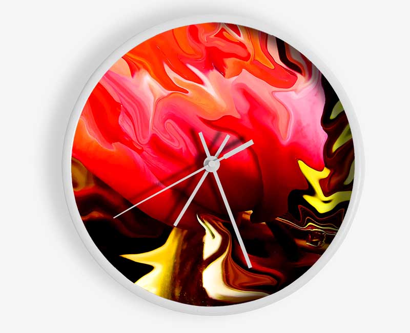 Floral Fury Clock - Wallart-Direct UK