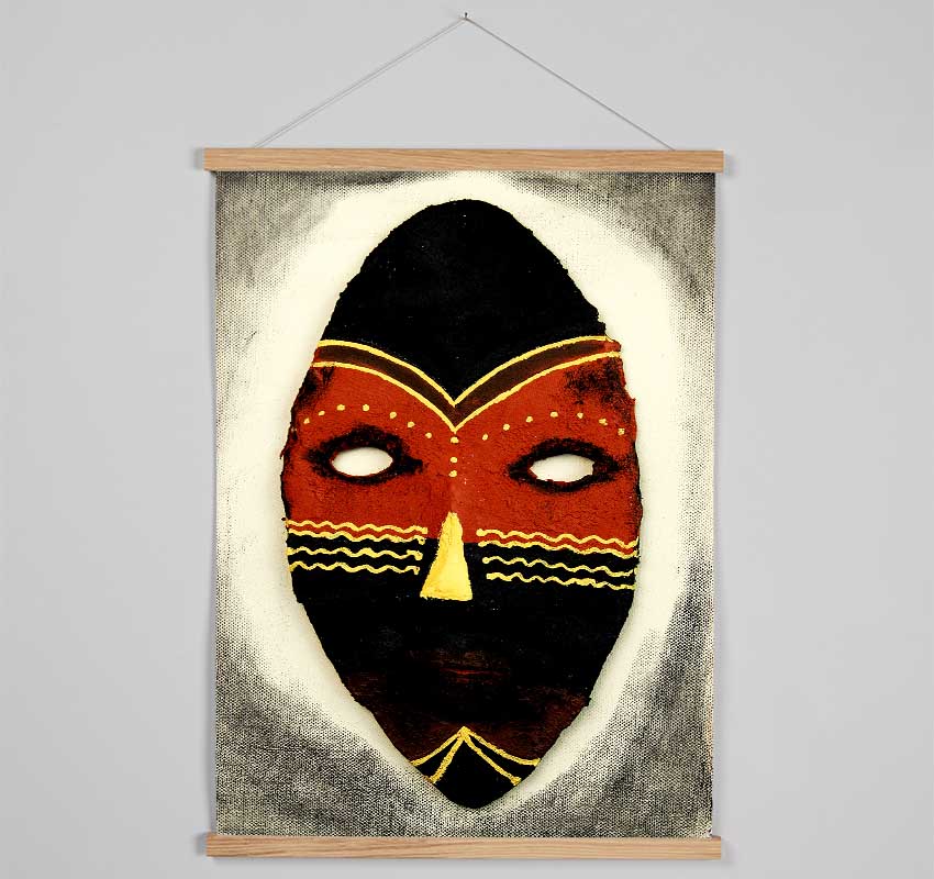 Tribal Mask Hanging Poster - Wallart-Direct UK