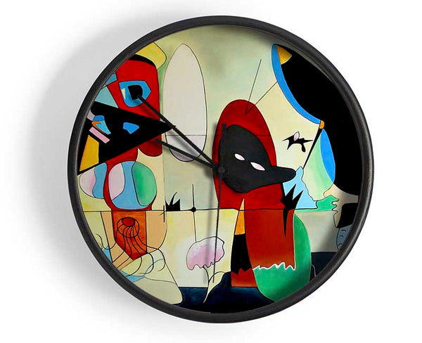 Animal Patterns Clock - Wallart-Direct UK