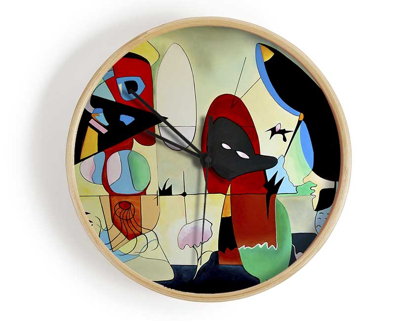 Animal Patterns Clock - Wallart-Direct UK