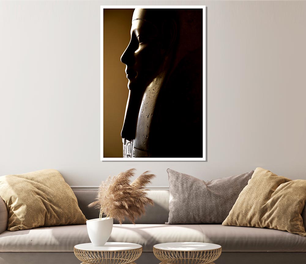 Egyptian Pharaoh Print Poster Wall Art