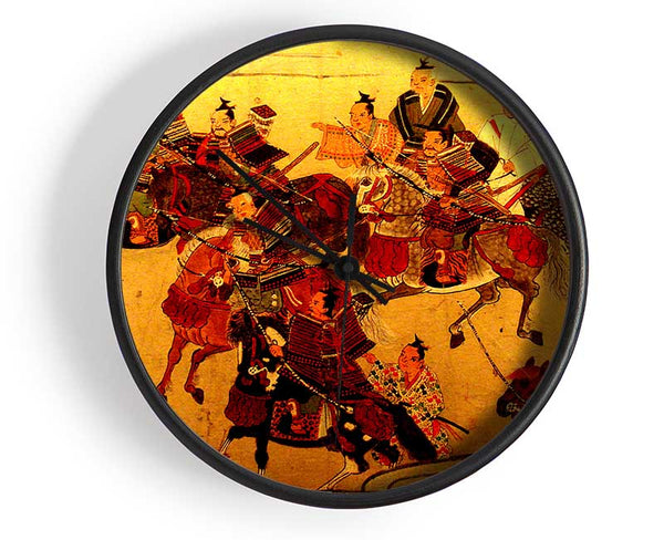 Muromachi Samurai Battle Clock - Wallart-Direct UK