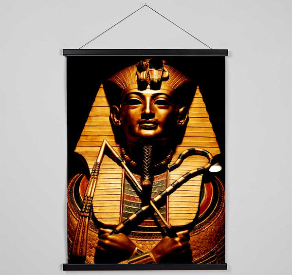 Egyptian Golden Pharaoh Hanging Poster - Wallart-Direct UK