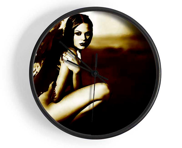 Naked Angel Chocolate Clock - Wallart-Direct UK