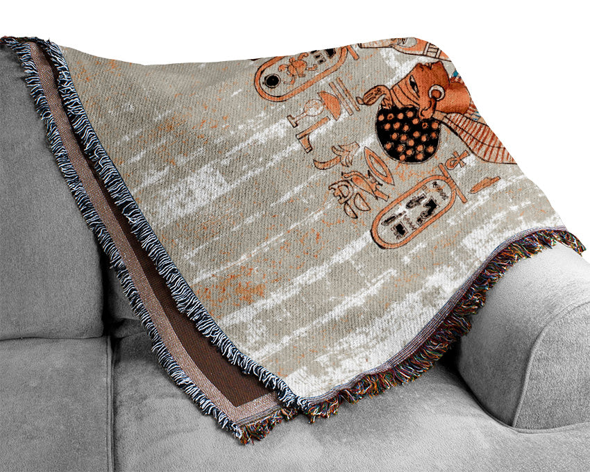 Egyptian Papyrus Woven Blanket