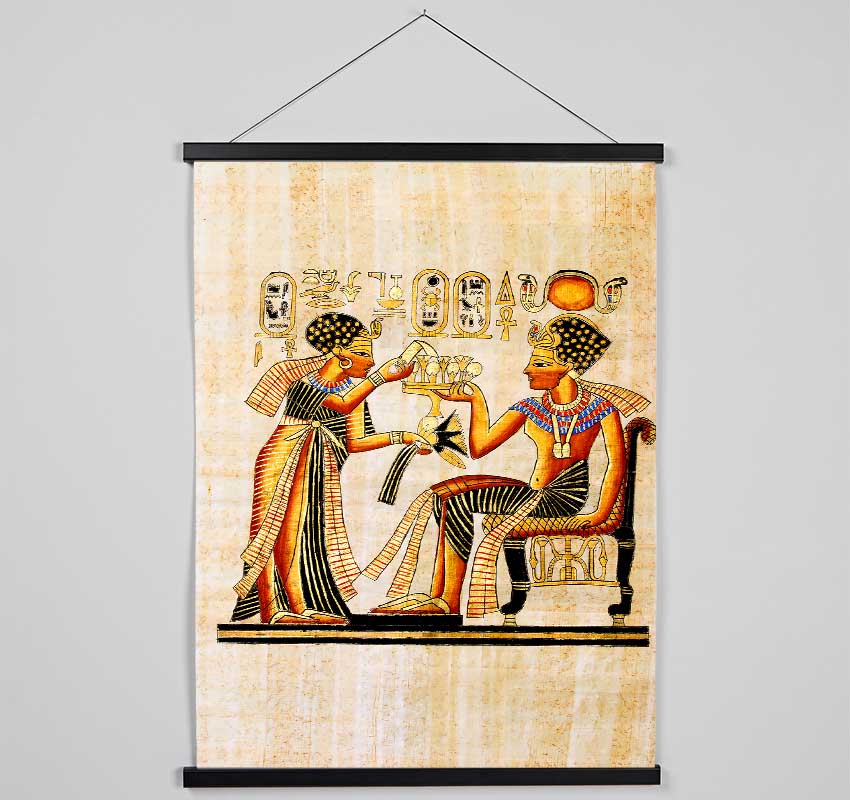 Egyptian Papyrus Hanging Poster - Wallart-Direct UK