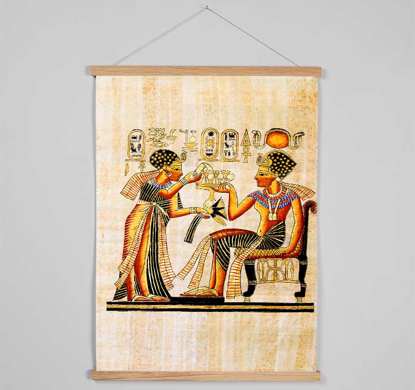 Egyptian Papyrus Hanging Poster - Wallart-Direct UK