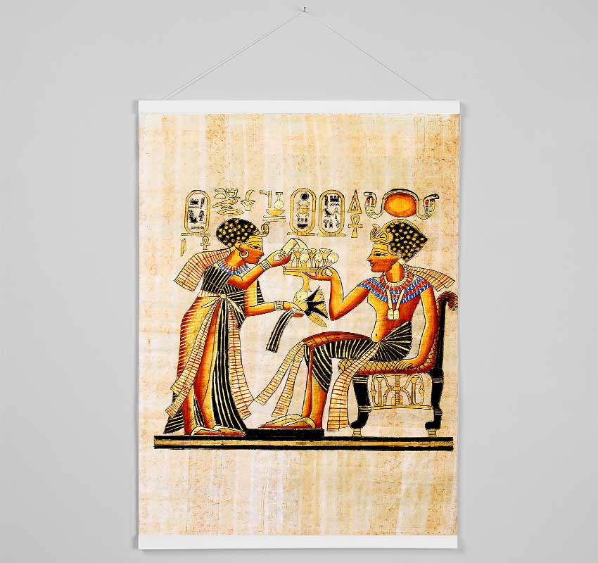 Egyptian Papyrus Hanging Poster - Wallart-Direct UK