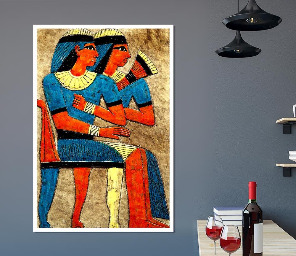 Egyptian Princess Print Poster Wall Art