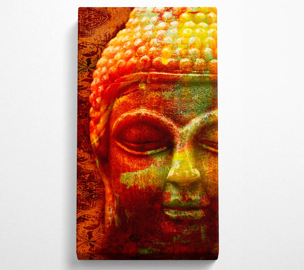 Retro Orange Yellow Buddha