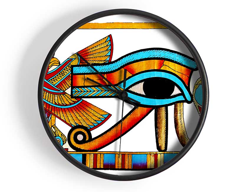 Egyptian All Seeing Eye Of Ra Clock - Wallart-Direct UK