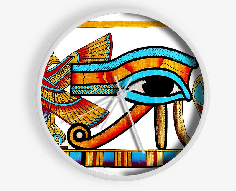 Egyptian All Seeing Eye Of Ra Clock - Wallart-Direct UK