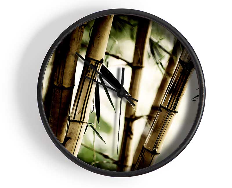 Stunning Bamboo Clock - Wallart-Direct UK