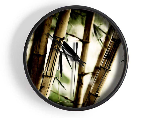 Stunning Bamboo Clock - Wallart-Direct UK