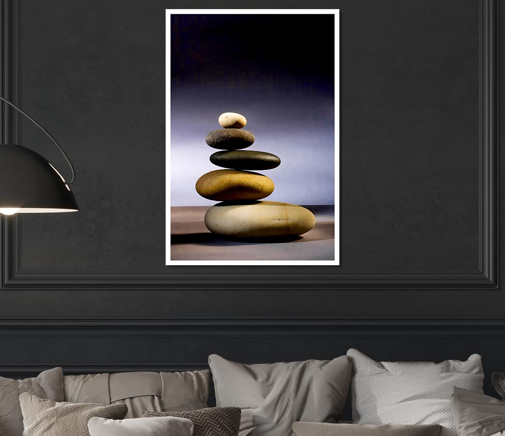 The Balance Of Stone Print Poster Wall Art