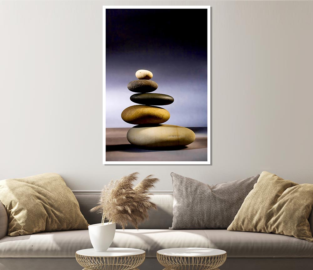 The Balance Of Stone Print Poster Wall Art