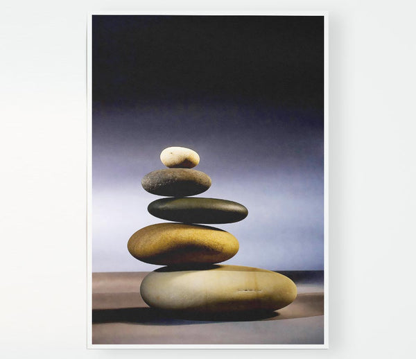 The Balance Of Stone Print Poster Wall Art