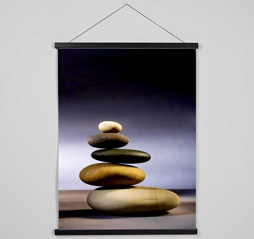 The Balance Of Stone Hanging Poster - Wallart-Direct UK