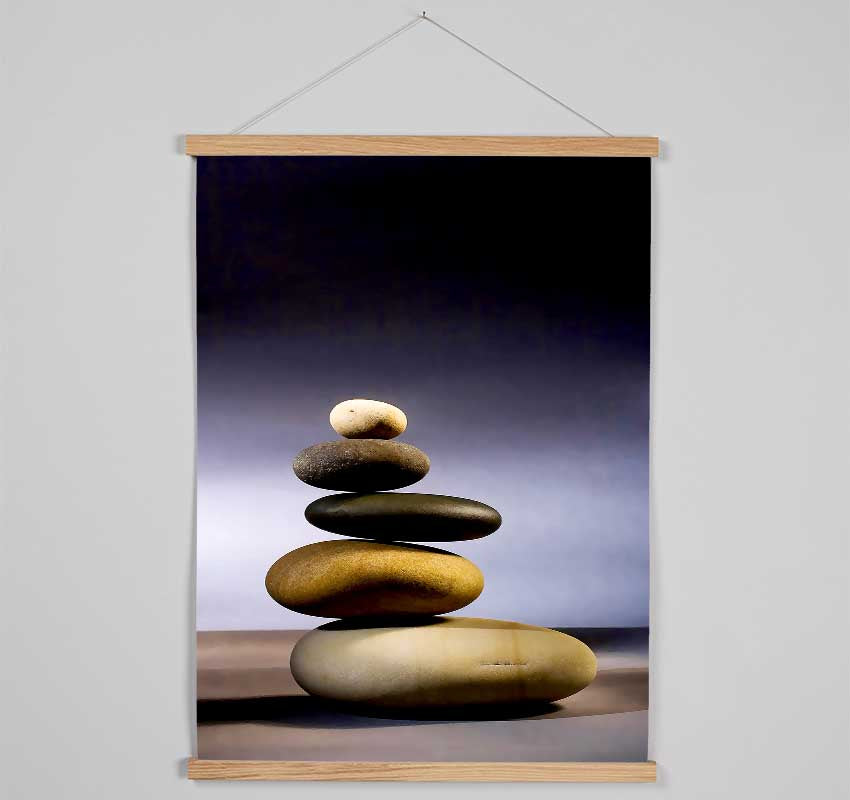 The Balance Of Stone Hanging Poster - Wallart-Direct UK