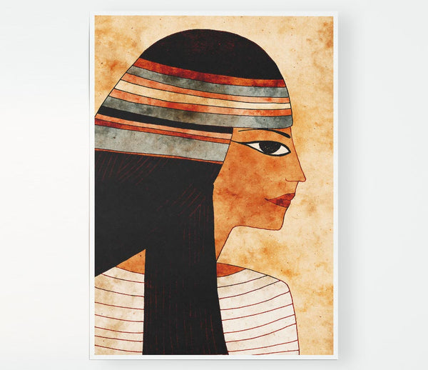 Egyptian Queen Print Poster Wall Art