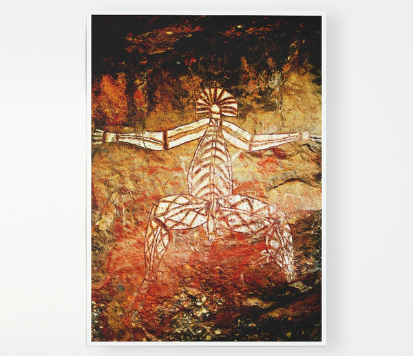 Ancient Cave Art Print Poster Wall Art