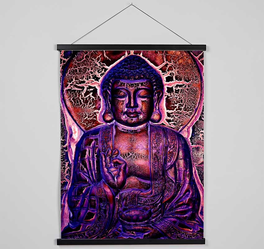 Hindu God Purple Hanging Poster - Wallart-Direct UK