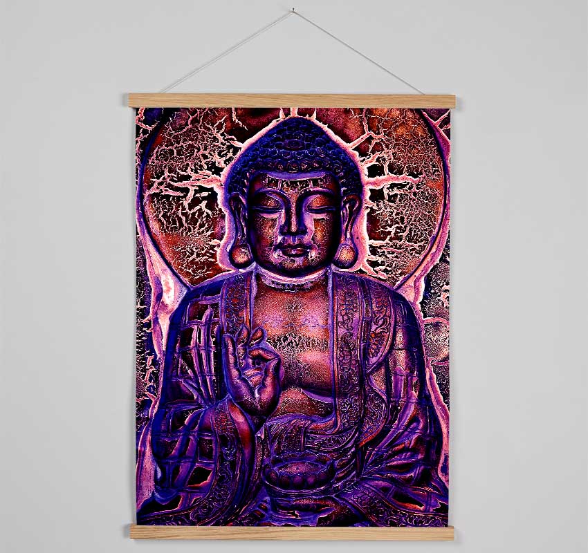 Hindu God Purple Hanging Poster - Wallart-Direct UK