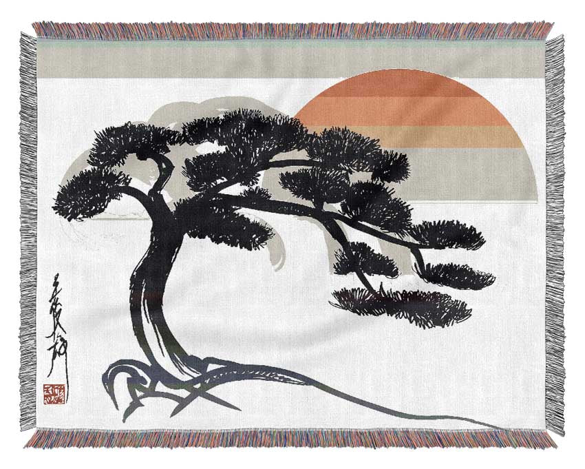 Bonsai Tree Woven Blanket