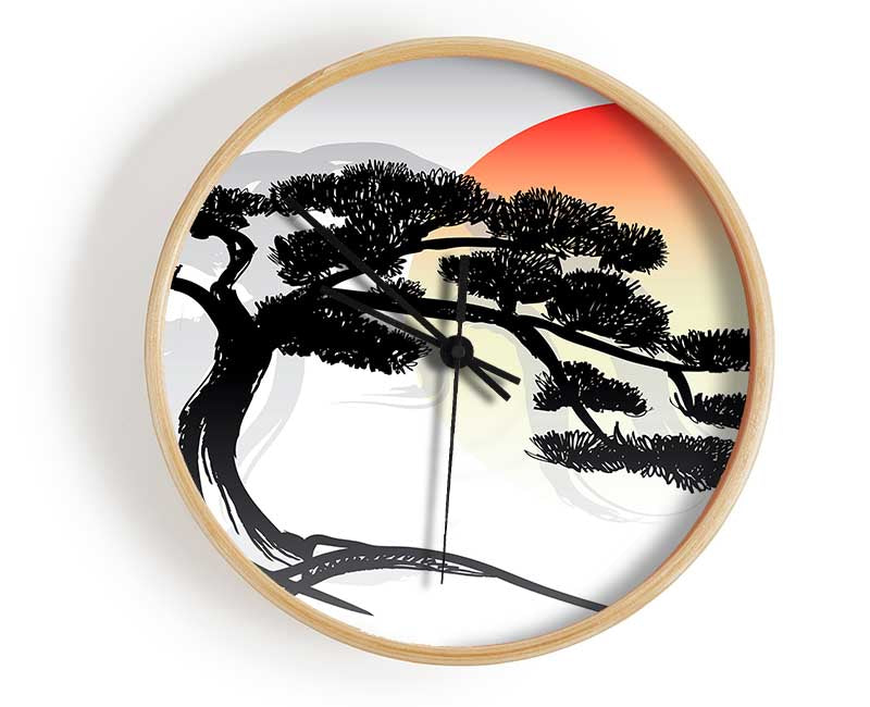 Bonsai Tree Clock - Wallart-Direct UK