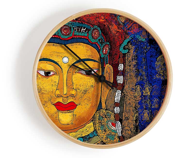 Tibetan Art Buddha Clock - Wallart-Direct UK