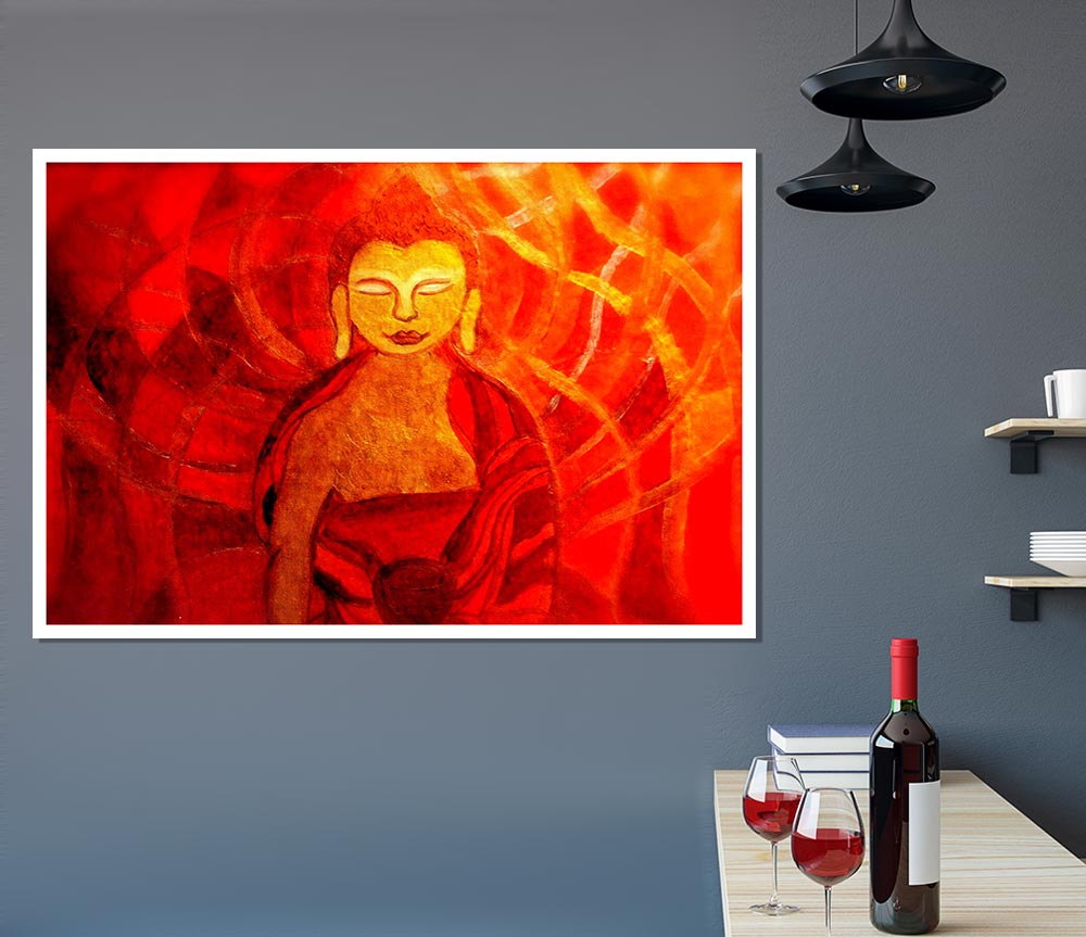 Buddha Beautiful Buddhism Print Poster Wall Art