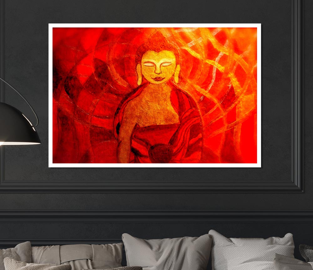 Buddha Beautiful Buddhism Print Poster Wall Art