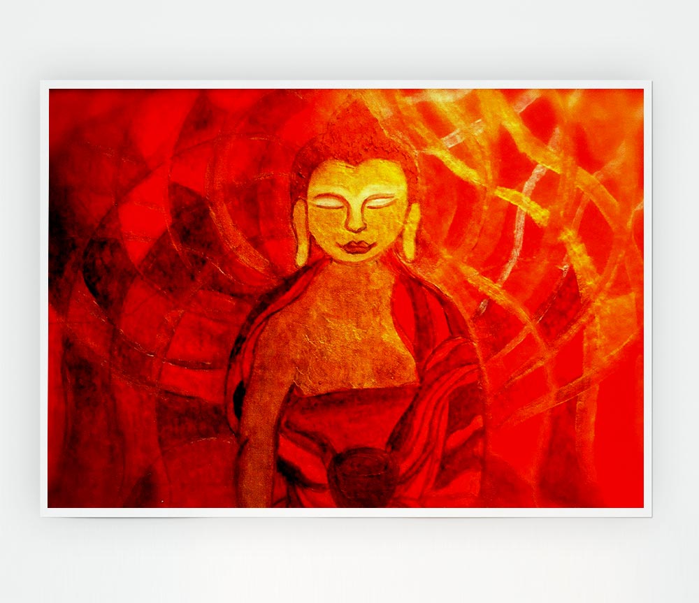 Buddha Beautiful Buddhism Print Poster Wall Art